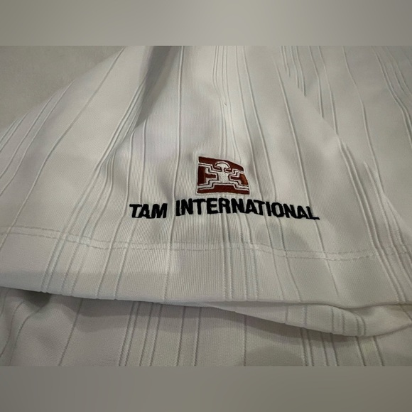 🔥VINTAGE NIKE GOLF POLO "TAM INTERNATIONAL" COLOR WHITE MEN'S SIZE BIG 3XL/XXXL - Picture 13 of 15